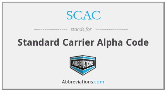 SCAC(Standard Carrier Alpha Code) '스캇코드' 의미는