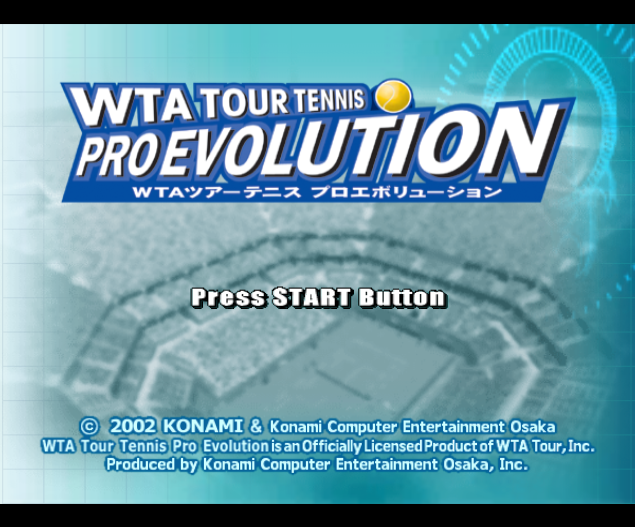 (게임 큐브 - GC - SPT) WTA 투어 테니스 프로 에볼루션 iso 다운로드