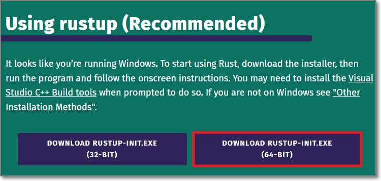 Windows에 Visual Studio Code + Rust 개발 환경 만들기