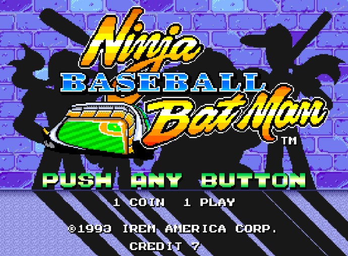 [오락실게임] 닌자 베이스 볼, Ninja Baseball Batman, 야구 게임, 추억의 오락실 게임, 플래시 게임, 무료 게임
