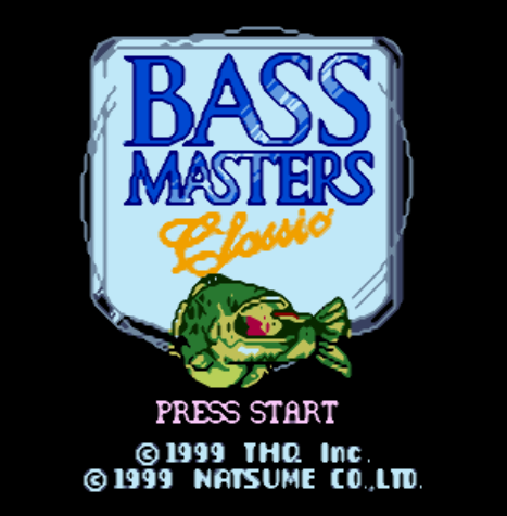 (GBC / USA) Bass Masters Classic - 게임보이 컬러 북미판 게임 롬파일 다운로드