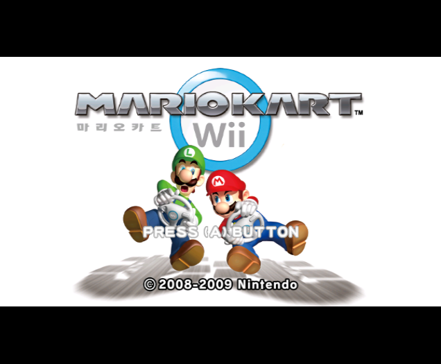Wii 한글 (KOR) - 마리오 카트 위