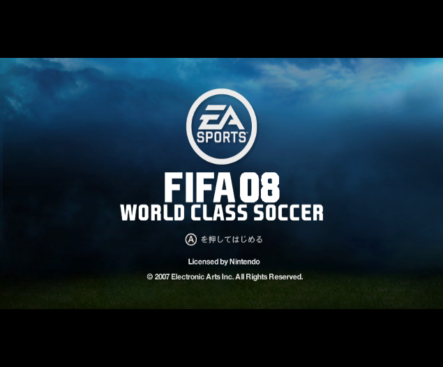 피파 08 월드 클래스 사커 - FIFA 08 ワールドクラス サッカー (Wii - J - WBFS 파일 다운)