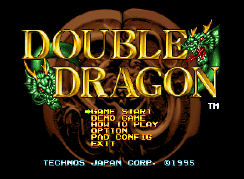 (테크노스 저팬) 더블 드래곤 - ダブルドラゴン Double Dragon (네오지오 CD ネオジオCD Neo Geo CD - iso 파일 다운로드)