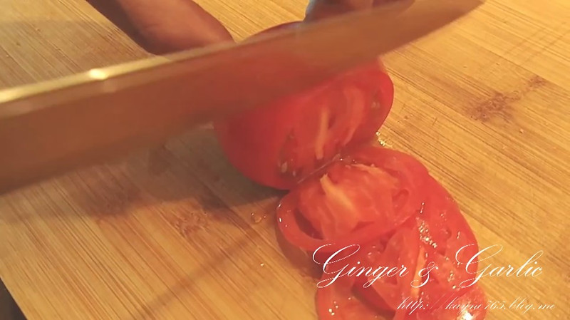 ASMR) 토마토 자르기 - 횟칼로 자르는 깔끔한 영상