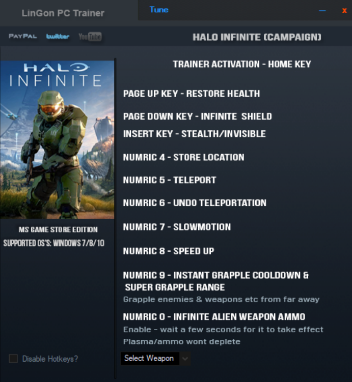 [트레이너] 한글판 헤일로 인피니트 (캠페인) Halo Infinite (Campaign) Plus 9 Trainer