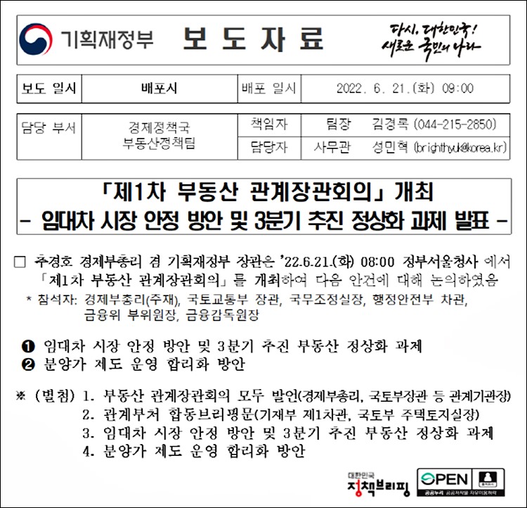 부동산 임대차 시장안정 방안 (임대차3법 개정할까?)