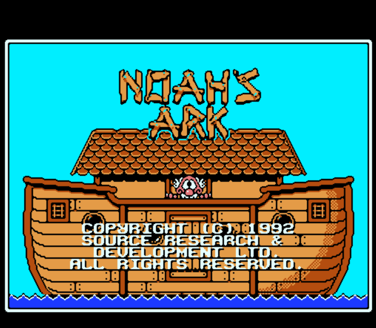 NES ROMS - Noah's Ark (EUROPE / 유럽판 롬파일 다운로드)