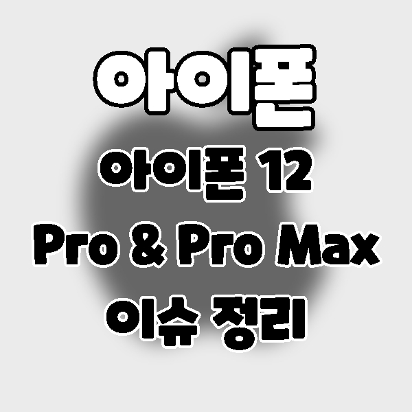iPhone] 아이폰12 Pro 및 Pro Max 정리 (가격, 출시일, 스펙, 패키지)