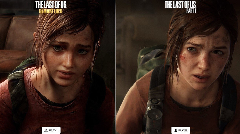 라스트오브어스 리마스터드, 새로운 Last of Us와 오리지널 게임의 비교 보기