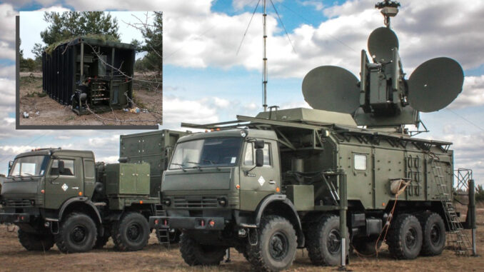 우크라이나 군이 포획했을 수도 있는 러시아 Krasukha-4 전자전 시스템  - 2022.03.23