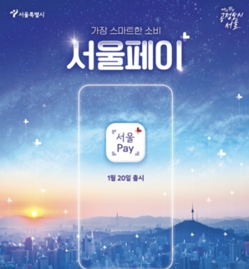 <제로페이> 서울사랑상품권으로 10% 할인받기, 1월 발행 계획 및 서울페이 + 앱 출시