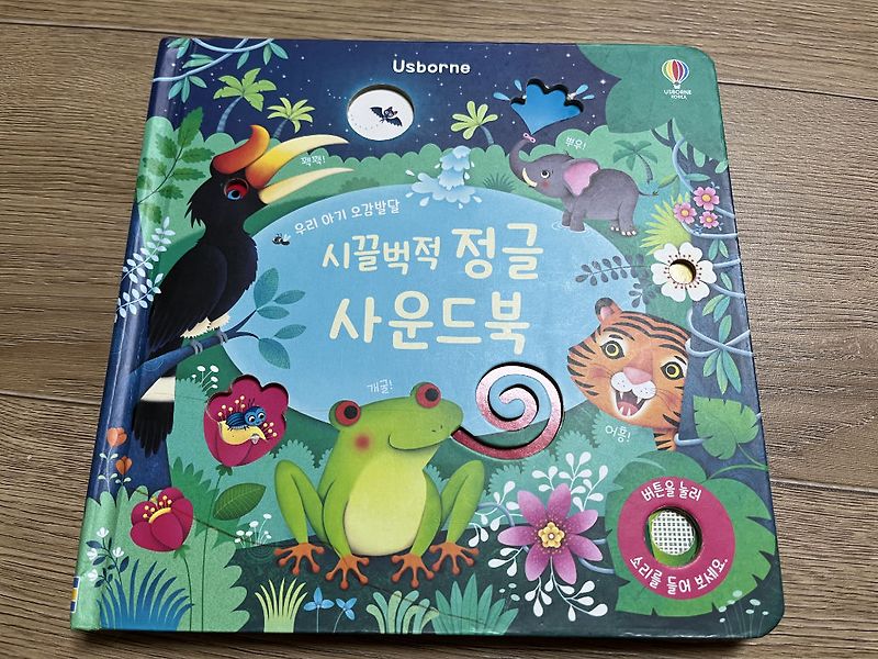 유아책, 어스본(Usborne) 오감발달 사운드북을 또 구매.