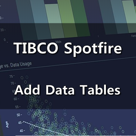 [TIBCO Spotfire] Add Data Table - Databases