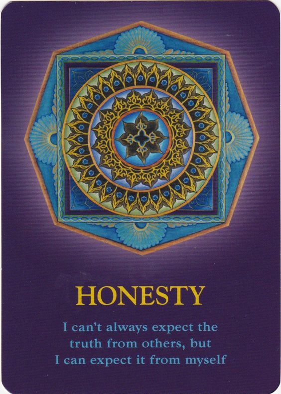 [오라클카드배우기]]The Soul's Journey Lesson Cards Honesty 솔직함 해석 및 의미