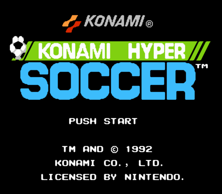 NES ROMS - Konami Hyper Soccer (EUROPE / 유럽판 롬파일 다운로드)