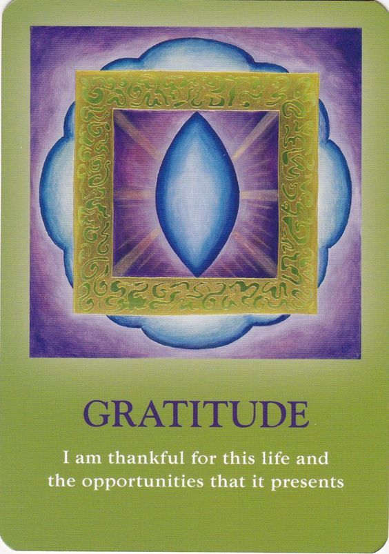 [오라클카드배우기]]The Soul's Journey Lesson Cards Gratitude 감사 해석 및 의미