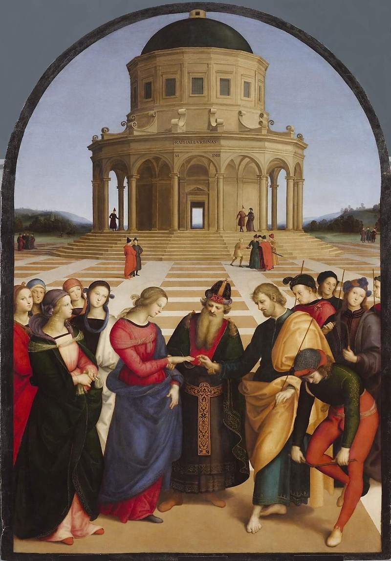 그림소개#3 / 성모의 결혼(The Marriage of the Virgin) 라파엘로 산치오