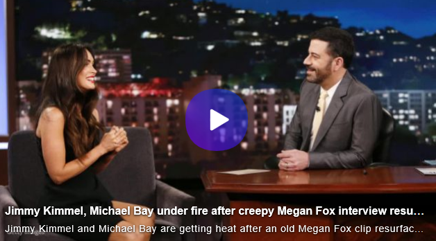 Megan Fox 팬들은 오래된 인터뷰가 입소문이 난 후 Jimmy Kimmel, Michael Bay를 부른다