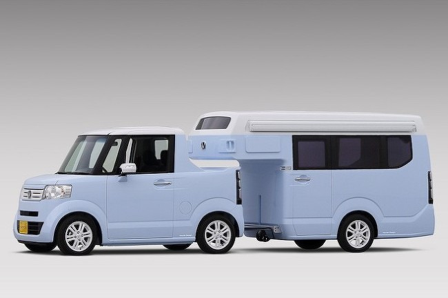 일본 다국적 기업 혼다의 캠핑족들을 위한 프리미엄 소형 캠핑카 N-truck