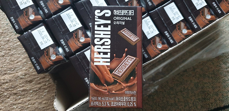 [박스개봉기] 달달한 초코우유 - 허쉬 초콜릿 드링크