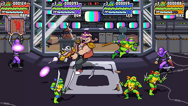 Teen Mutant Ninja Turtles : Shredder 's Revenge, Switch, 게임 플레이 예고편 확인