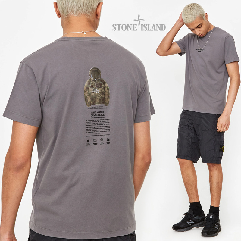 스톤아일랜드 20SS ARCHIVIO 프로젝트 티셔츠 GRY