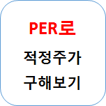 주식 기본 4. PER을 이용해서 적정주가 뽑아보기