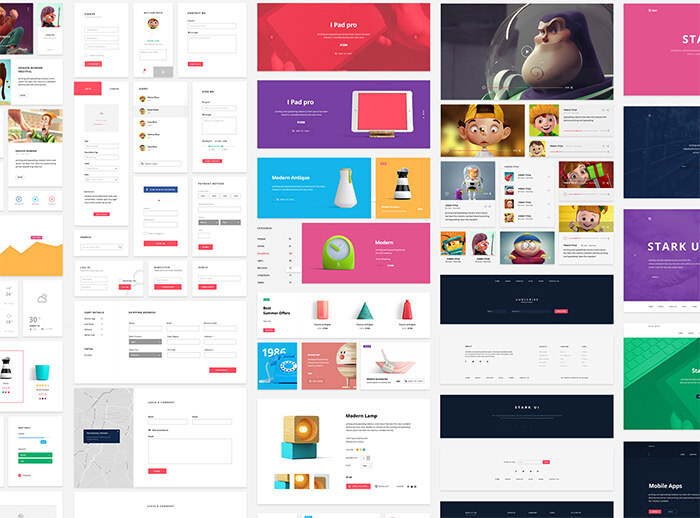 [디자인 키트] 2021 Awesome UI Kits +50 | 웹 디자이너들을 위한 멋진 UI 참고 사이트 50개 공개