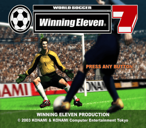 코나미 / 스포츠 - 월드사커 위닝일레븐 7 ワールドサッカーウイニングイレブン7 - World Soccer Winning Eleven 7 (PS2 - iso 다운로드)