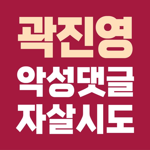 종말이김치 사업가 곽진영, 성형 중독 악성 댓글로 극단적 선택 자살 시도.