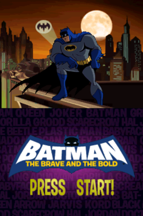 (NDS / USA) Batman The Brave and the Bold The Videogame - 닌텐도 DS 북미판 게임 롬파일 다운로드