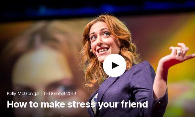 TED 테드로 영어공부 하기 How to make stress your friend by Kelly McGonigal
