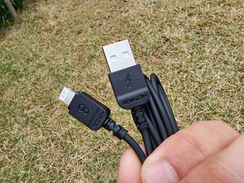 엑티몬 USB-A 2.0 to 8핀 20W 고속 충전케이블 MON-NEW CABLE-200-8P