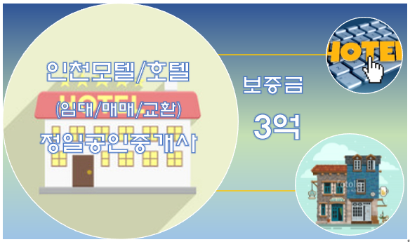인천 모텔임대 3억/유동인구 많은 부평 역세권