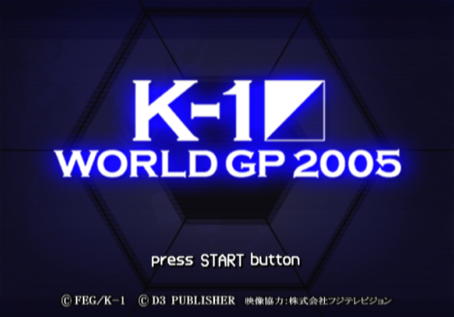 D3 퍼블리셔 / 대전격투 - K-1 월드 그랑프리 2005 ケイワンワールドグランプリニセンゴ - K-1 World GP 2005 (PS2 - iso 다운로드)