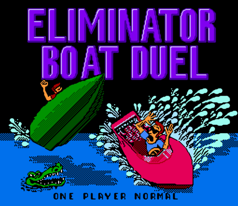NES ROMS - Eliminator Boat Duel (EUROPE / 유럽판 롬파일 다운로드)