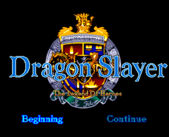 드래곤 슬레이어 영웅전설 - ドラゴンスレイヤー英雄伝説 Dragon Slayer Eiyuu Densetsu (PC 엔진 CD ピーシーエンジンCD PC Engine CD)