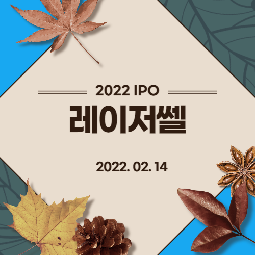[2022년 IPO 예비심사기업] 레이저쎌(Laserssel Co.Ltd.)