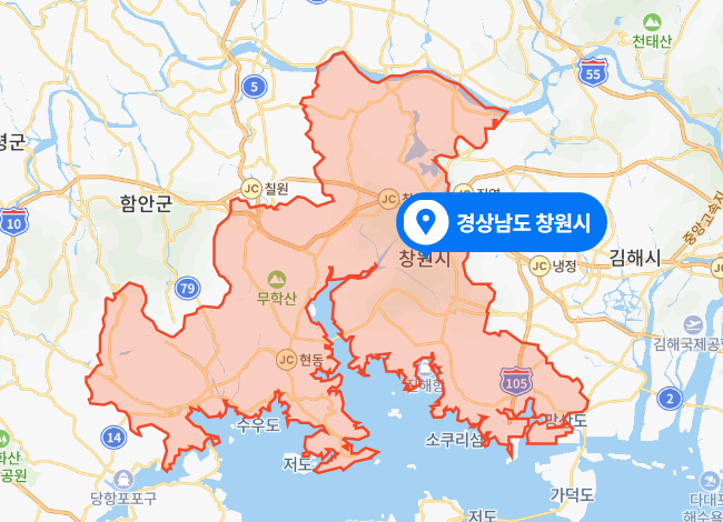 경남 창원 부산신항 물류센터 42톤 지게차 사고 (2021년 5월 23일)