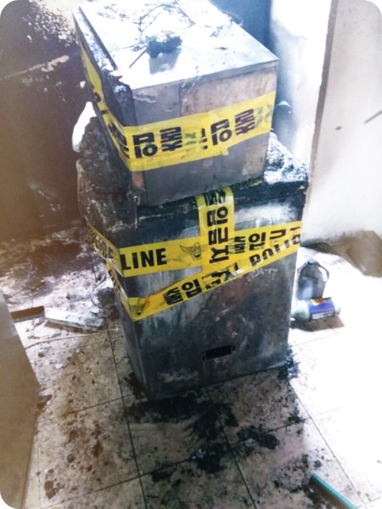 리콜 대상인 위니아딤채 노후 김치냉장고 화재 발생