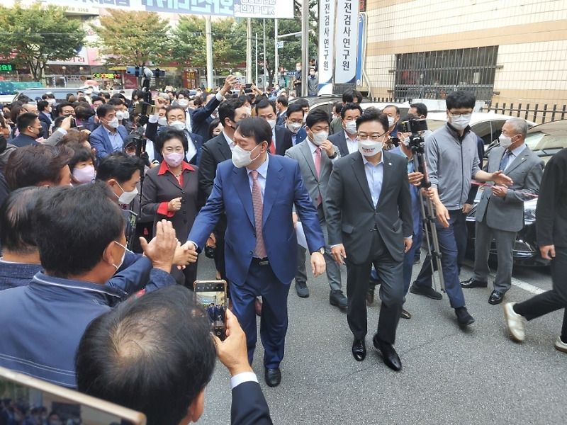 윤석열 대통령선거 예비후보 경기도당 주요당직자 간담회