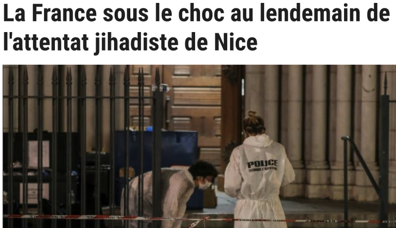 니스 테러로 인한 프랑스의 충격(La France sous le choc au lendemeain de l'attentat jihadiste de Nice.)