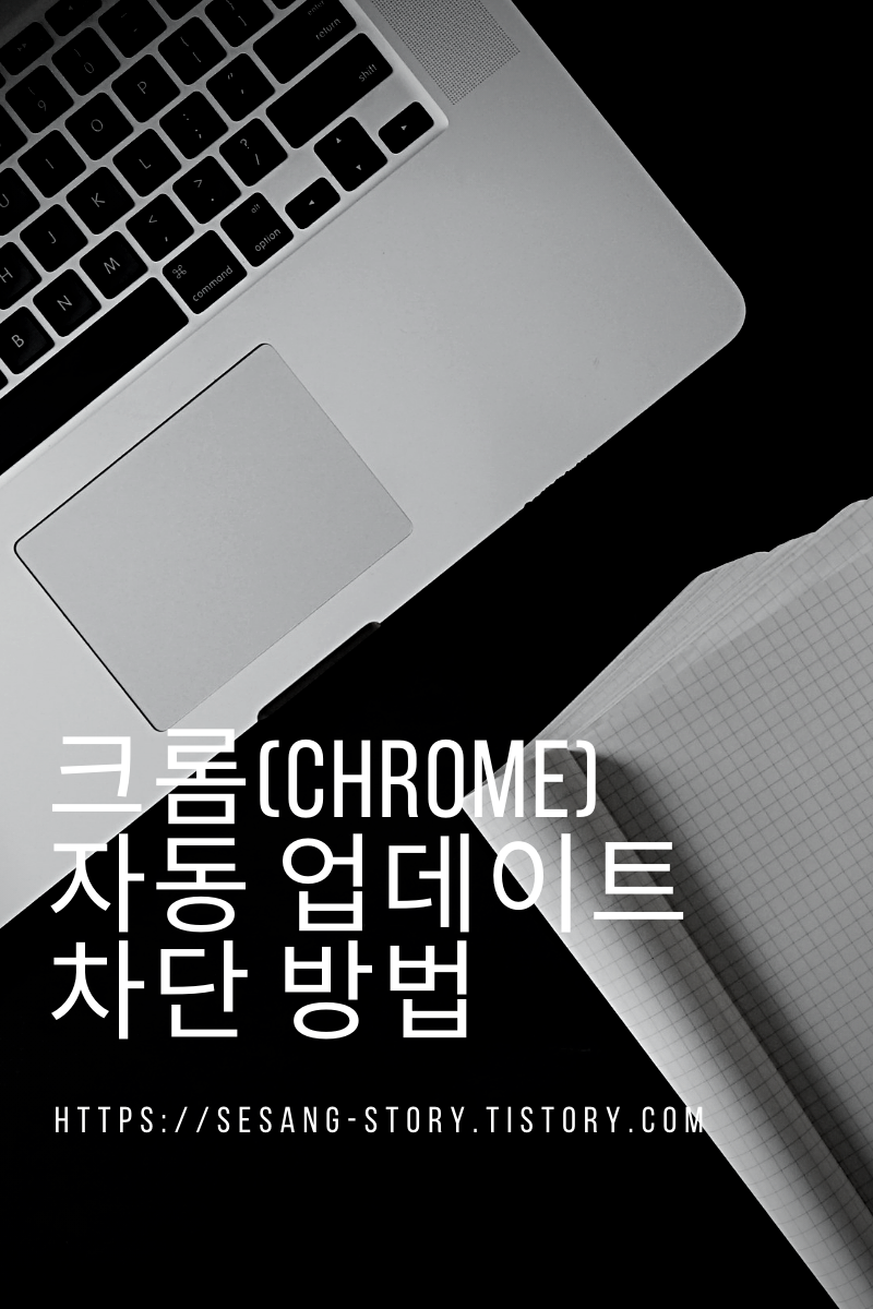 크롬(Chrome) 자동 업데이트 차단(win10기준)하는 방법 - 소소한 세상 이야기