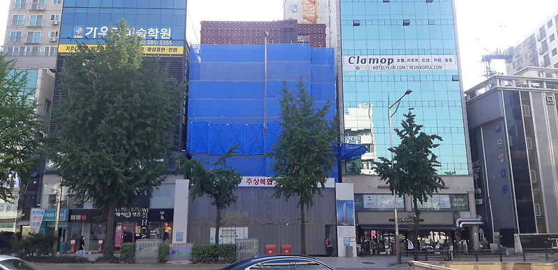 은평구 연신내역 건물 공사 현장 사진 084 효민아크로뷰 주상복합 아파트 신축현장 (korean construction)