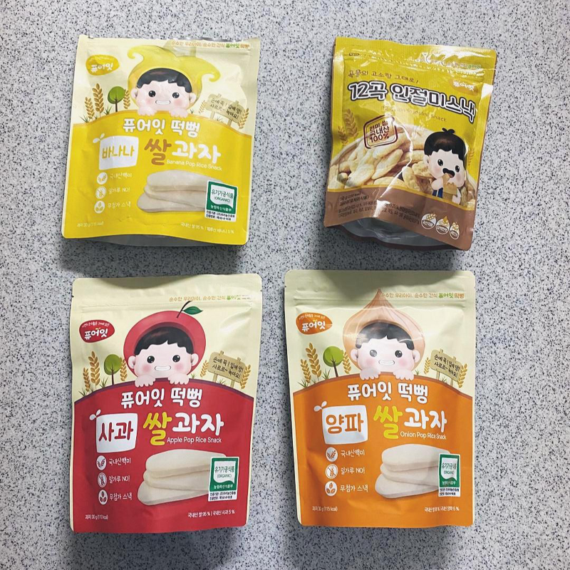 [아기과자] 퓨어잇 아이 쌀과자 키즈스낵 추천