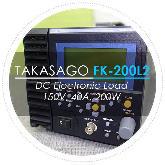 [중고계측기] 중고계측기렌탈 판매 타카사고 Takasago FK-200L2 150V, 40A, 400W 전자로드 /