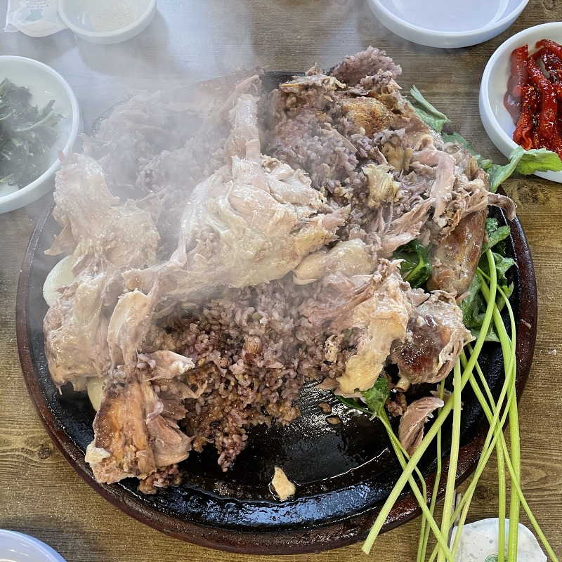 양평 한방오리 맛집 ' 촌장골 '