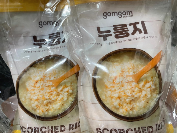 쿠팡 꿀템 추천 아침 식사 대용 곰곰누룽지, 두유, 서울우유요거트와 허쉬 코코아가루
