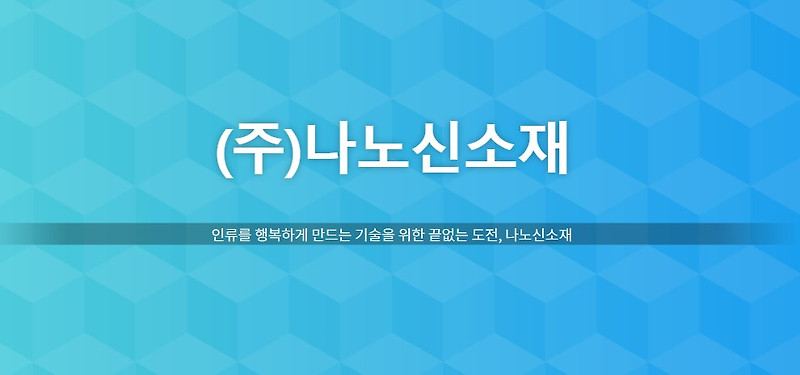 나노신소재 주가 전망 돈 넣어도 괜찮을까